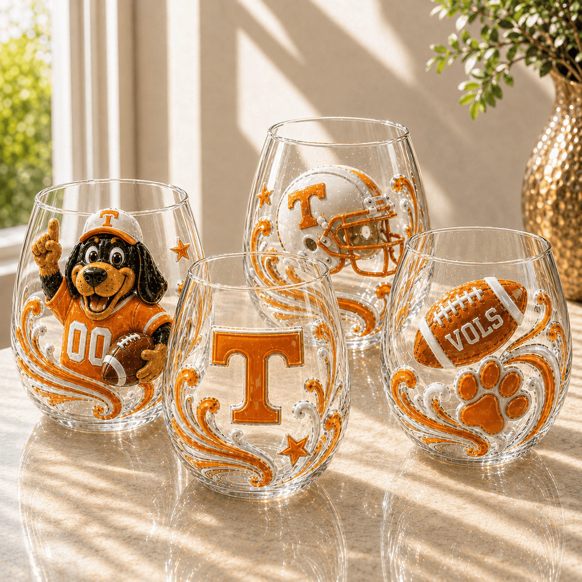 Premium TVF Wine Glass Cup TMH
