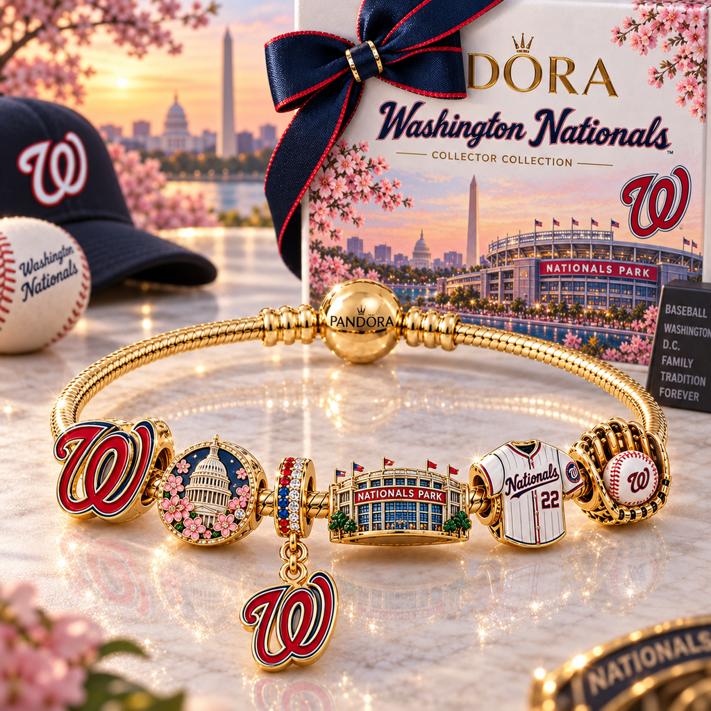 WNT Gold Charm Bracelet Set NHVH