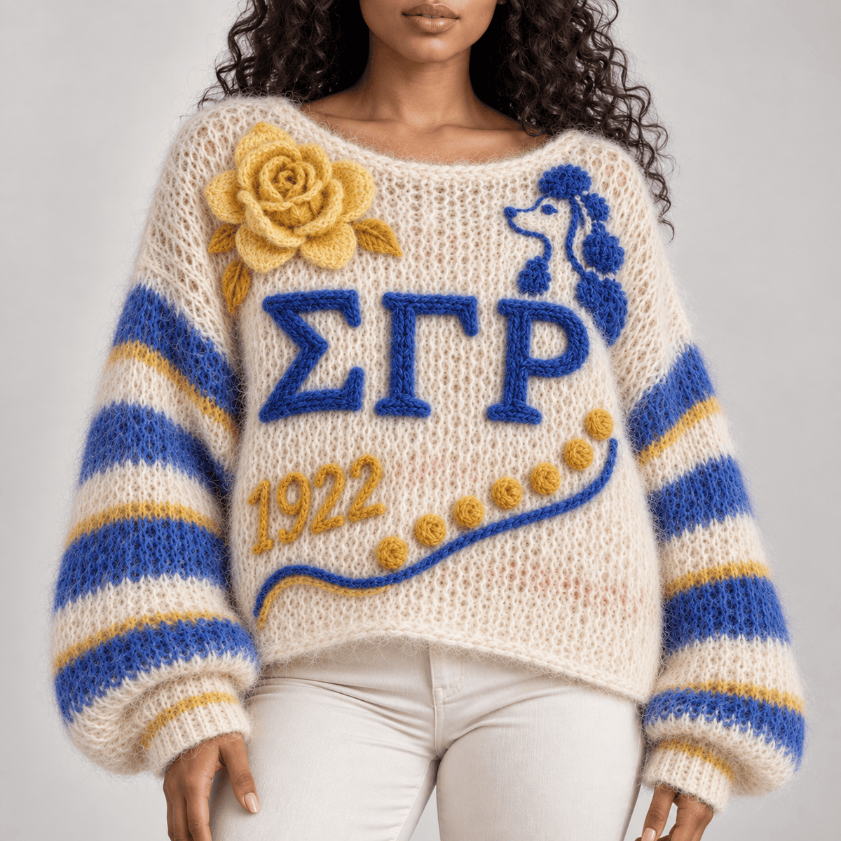 SGRO Women’s Open-Knit Sweater NTKO