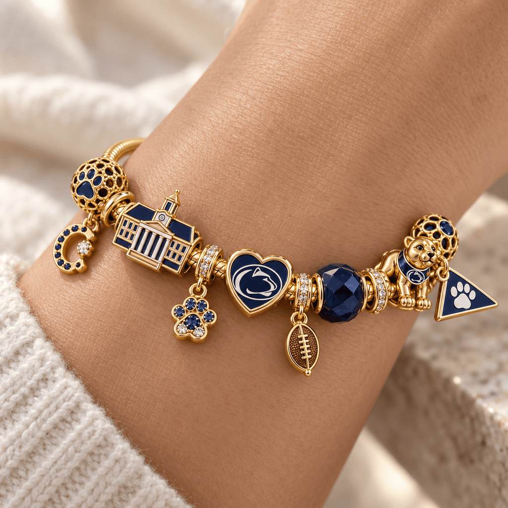PSNL Gold Charm Bracelet Set PTKL