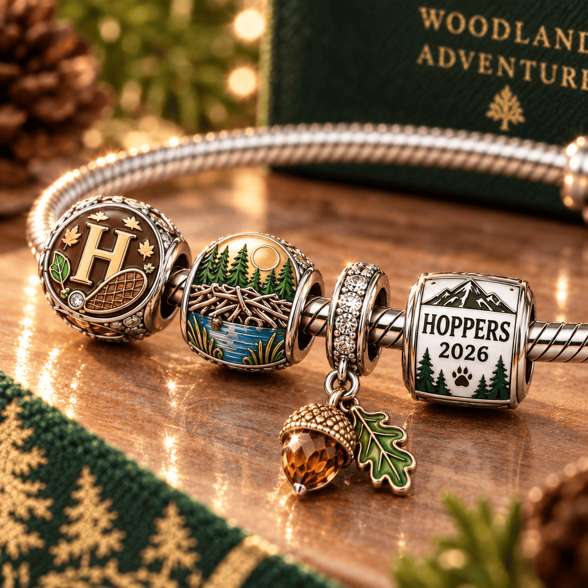 HPPR Sliver Charm Bracelet Set VTH