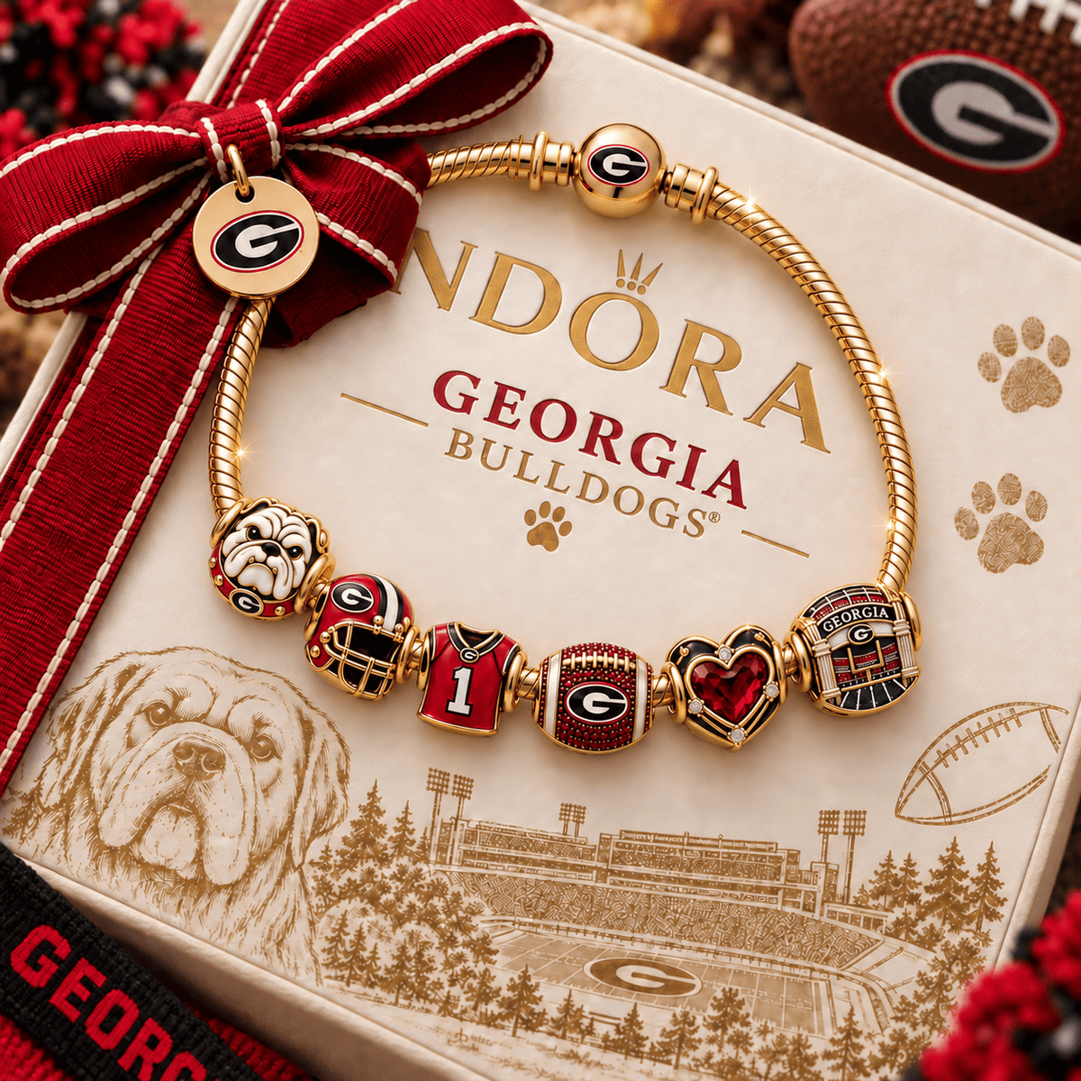 GGBD Gold Charm Bracelet Set PNPA