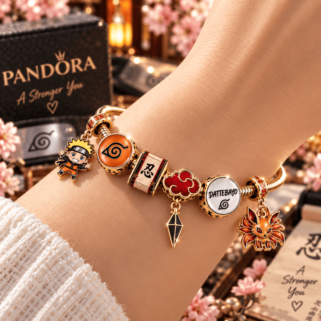NRT Gold Charm Bracelet Set TTN
