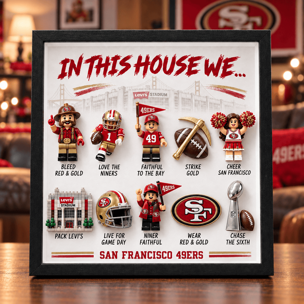 SF49 "In This House We…" 3D Fan Display Frame TMH