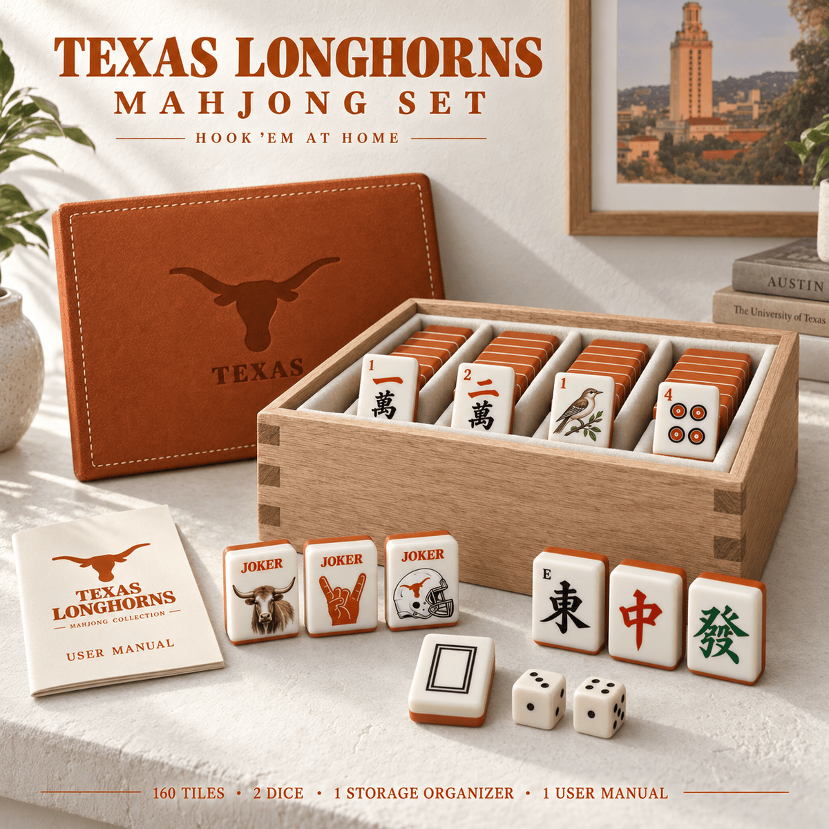 Premium TLH Mahjong Tiles Set TNSM