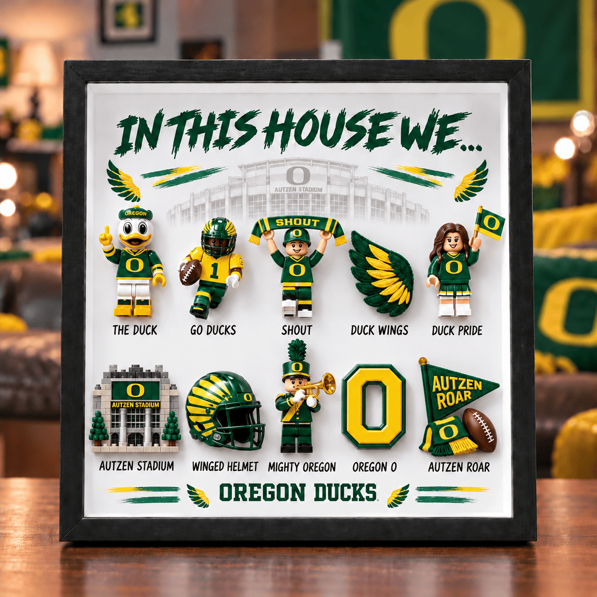 ORD "In This House We…" 3D Fan Display Frame TMH