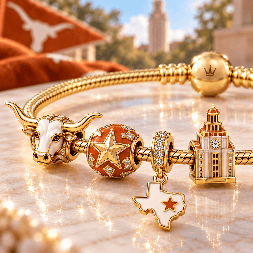 TLH Gold Charm Bracelet Set NHVH