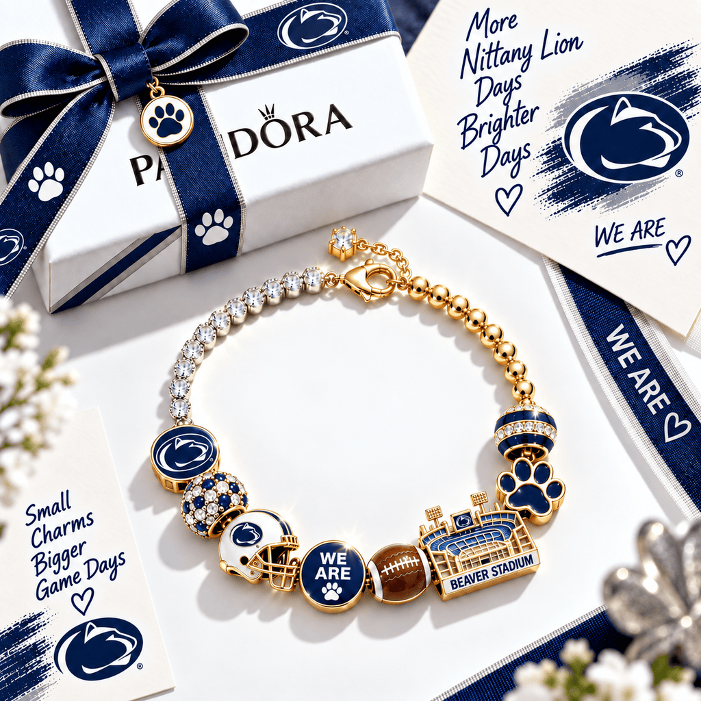 PSNL Gold Charm Bracelet Set BMD